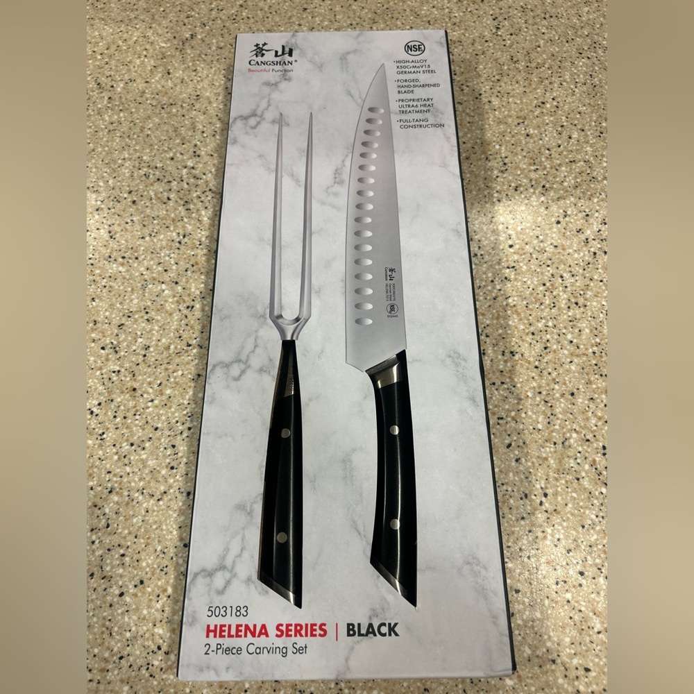 HELENA Series 2-Piece Carving Set, Forged German Steel